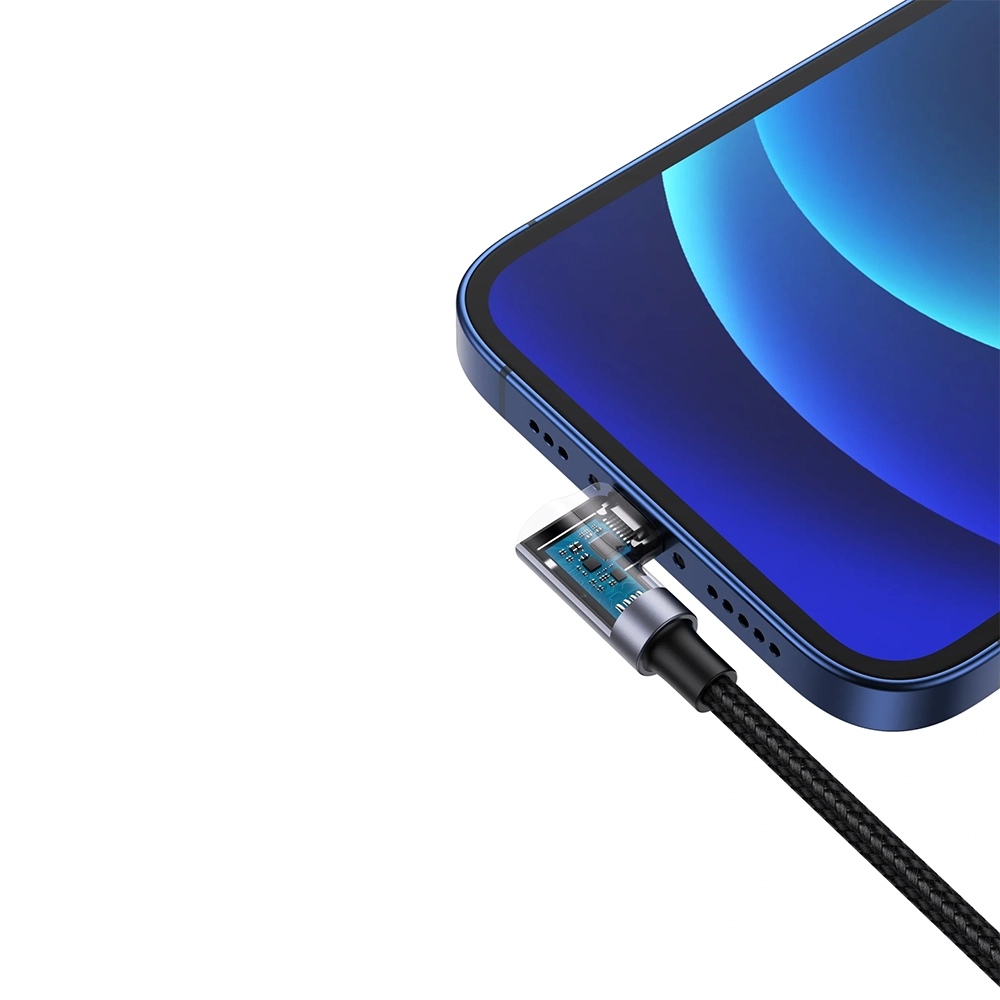 Alternative view of UGREEN 1 Meter MFI Certified Type-C to Lightning PD 3A Max Fast Charging 90 Degree Cable – US305