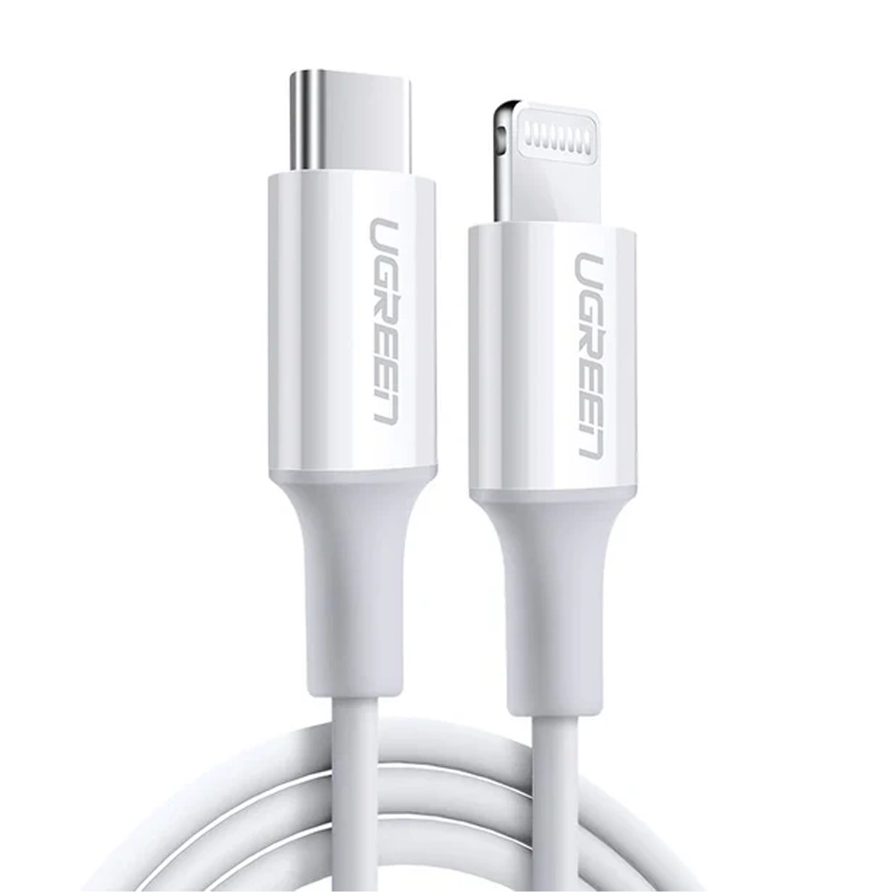 UGREEN 1 Meter Type-C to Lightning Cable – MFI Certified Rubber Shell – US171