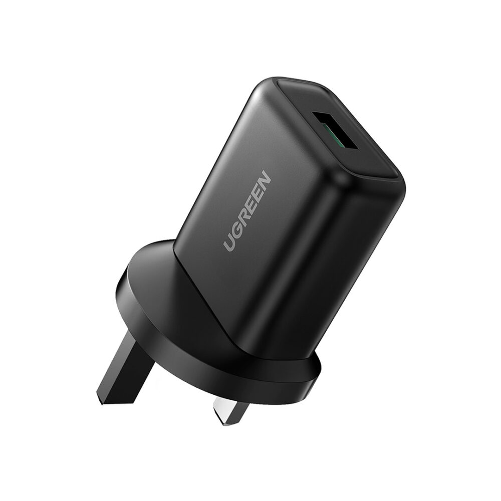 UGREEN 18W QC3.0 USB Fast Charging Power UK Adapter – CD122