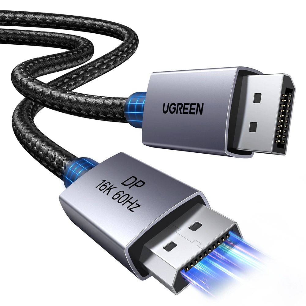 Alternative view of UGREEN 2 Meter 16K DisplayPort Cable Male to Male Aluminum Alloy Shell –DP131