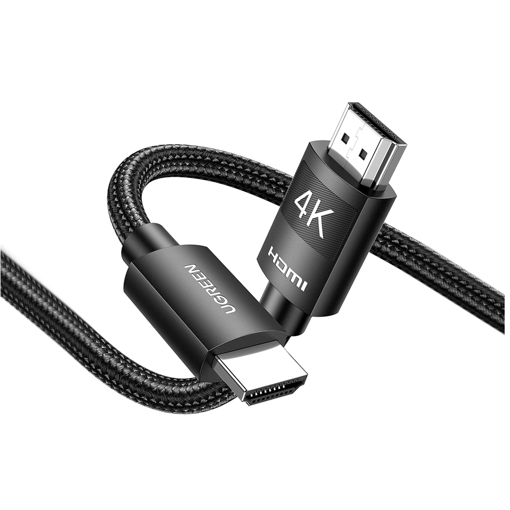 Alternative view of UGREEN 2 Meter 4K HDMI Male to Male Nylon Braided Cable – HD119