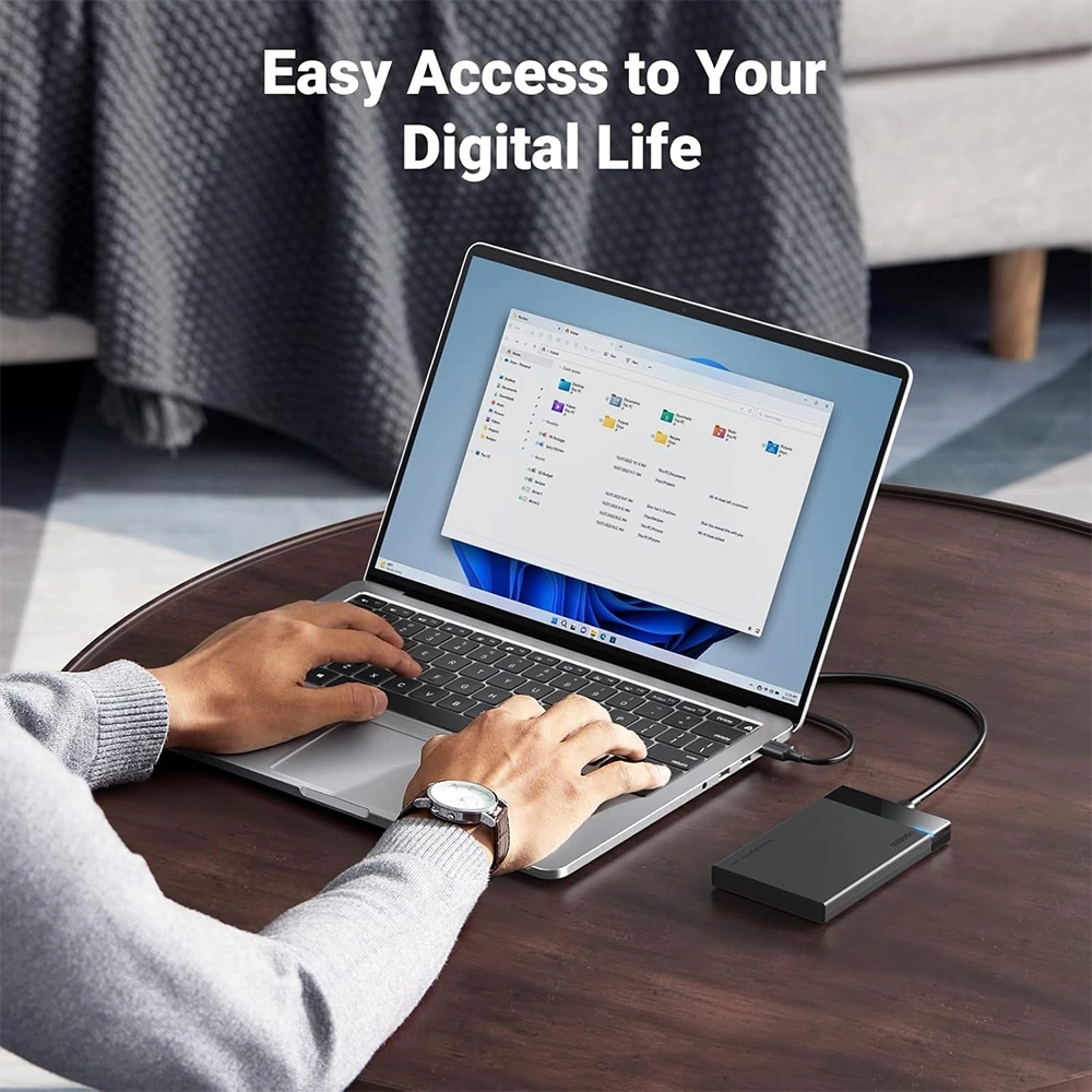 Alternative view of UGREEN 2.5 Inch SATA HDD / SSD Hard Drive Enclosure – US221