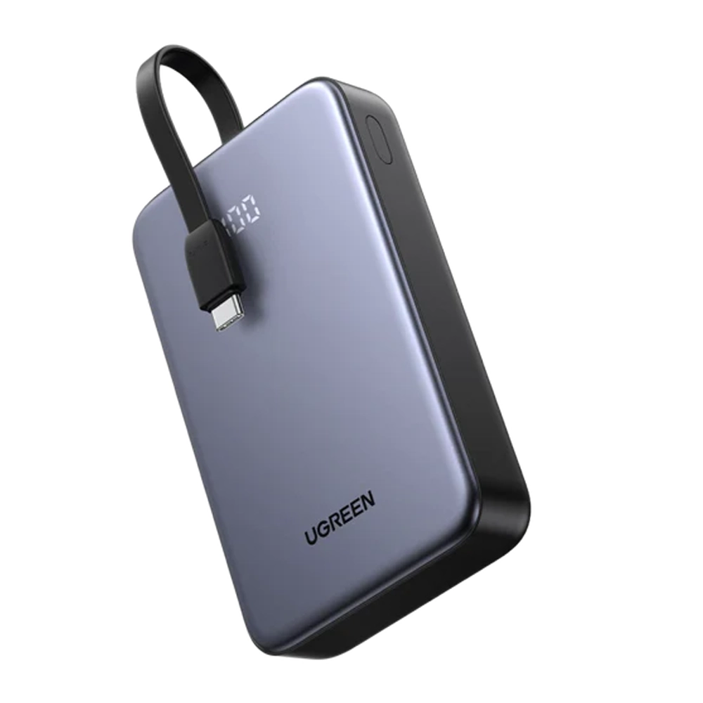 UGREEN 20000mAh 20W Power Bank with Integrated Type-C Cable – PB505