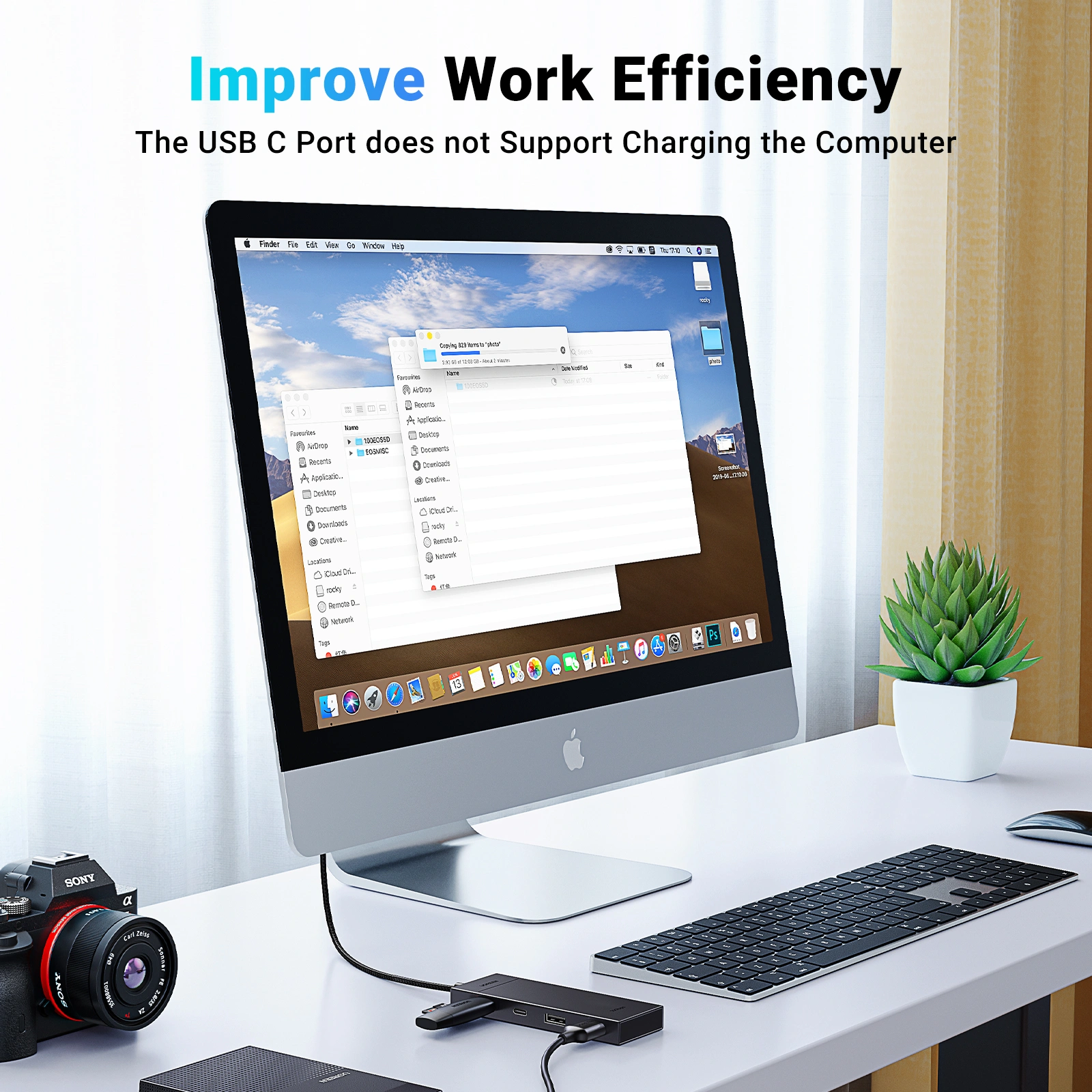UGREEN 6 IN 1 Converter Hub Type-C – CM511 - Image 3