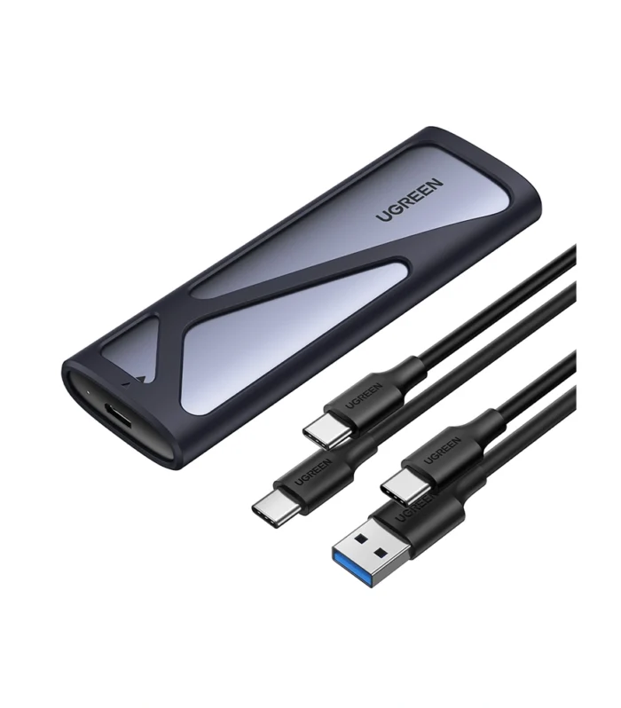 UGREEN M.2 SATA/NVMe 10Gbps Hard Drive Enclosure – CM400 - 90264