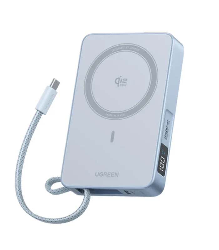 UGREEN 10000mAh 25W Qi2 Magflow Magnetic Wireless Power Bank – PB773