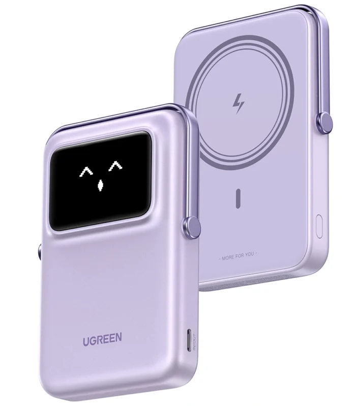 UGREEN 10000mah 20W Uno Series Magnetic Wireless Power Bank With Stand – PB572
