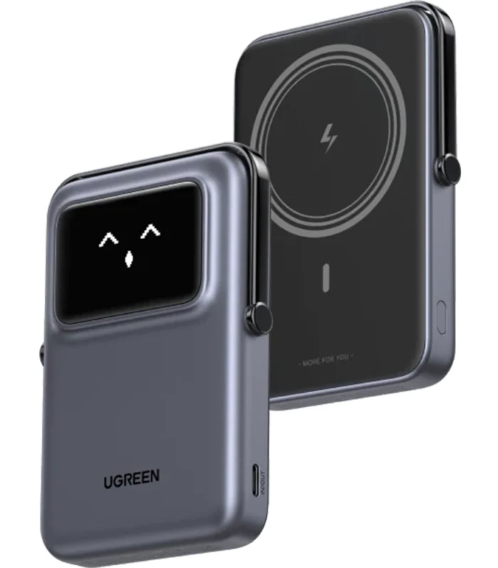 UGREEN 10000mah 20W Uno Series Magnetic Wireless Power Bank With Stand – PB572
