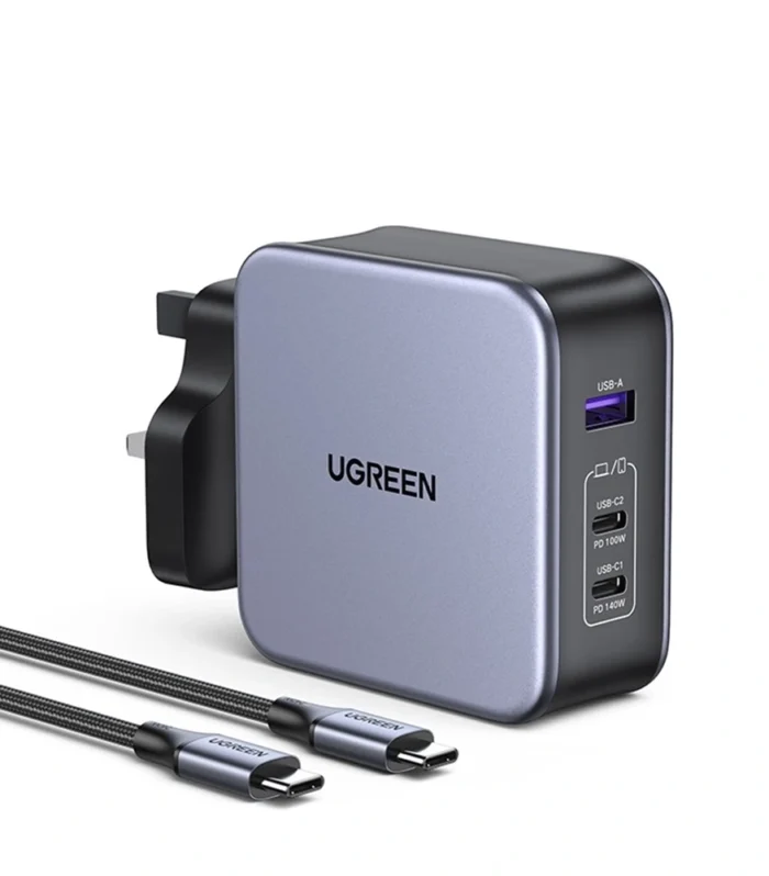 UGREEN 140W GaN Fast Charger with Type-C to Type-C 1.5Meter Cable – CD289