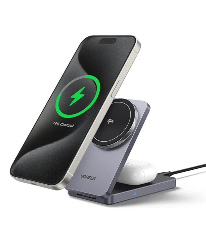 UGREEN 2-in-1 Qi2 Magnetic Wireless Charger – W706