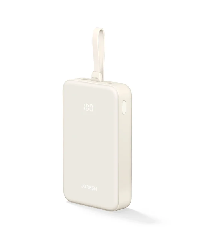 UGREEN 20000mAh 20W Power Bank with Built-in Cable – PB505 – 35340