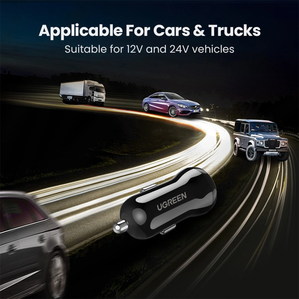 UGREEN 24W Dual USB A Car Charger – ED018 - Image 5