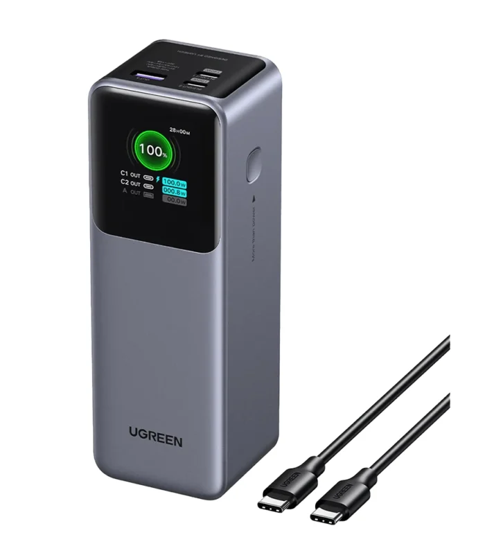 UGREEN 25000mAh 200W Nexode Smart Display Power Bank – PB722