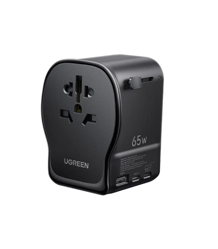 UGREEN 65W Universal Travel Adapter (1Outlet / Type-C2 / USB*1) – S550