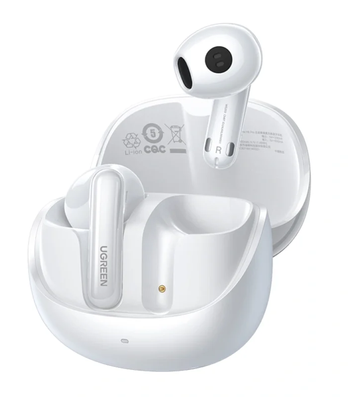 UGREEN HiTune H6 Pro Hybrid Active Noise-Cancelling Earbuds White | WS203