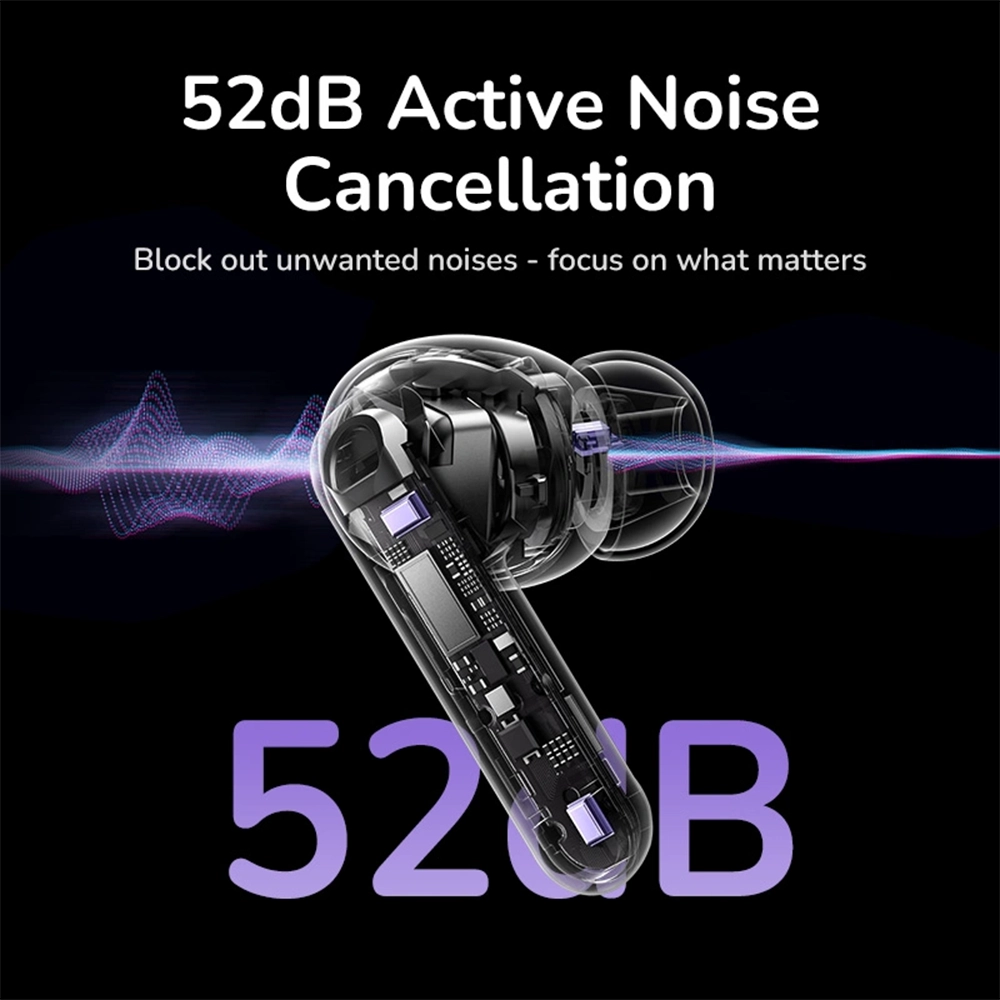 UGREEN Hybrid ANC Smart Touch Display Control Magic Wireless Echo Earbuds – WS211 - Image 4