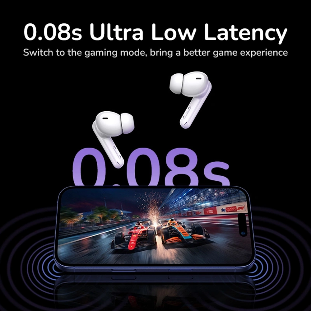 UGREEN Hybrid ANC Smart Touch Display Control Magic Wireless Echo Earbuds – WS211 - Image 5