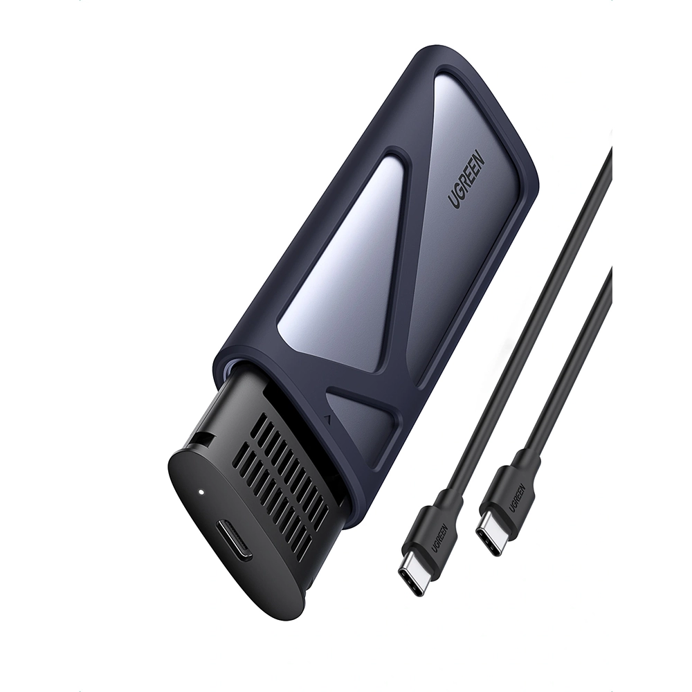 Alternative view of UGREEN Type-C to Nvme M.2 Enclosure – CM400