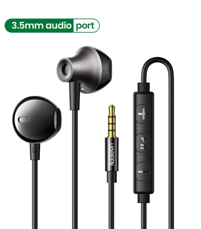 UGREEN Wired Earphones with 3.5mm Plug – EP106