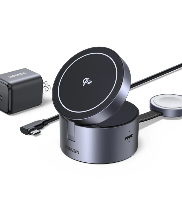 UGREEN 25W Qi2 3-in-1 Magnetic Wireless Charger + 45W GaN Charger EU PIN- W712